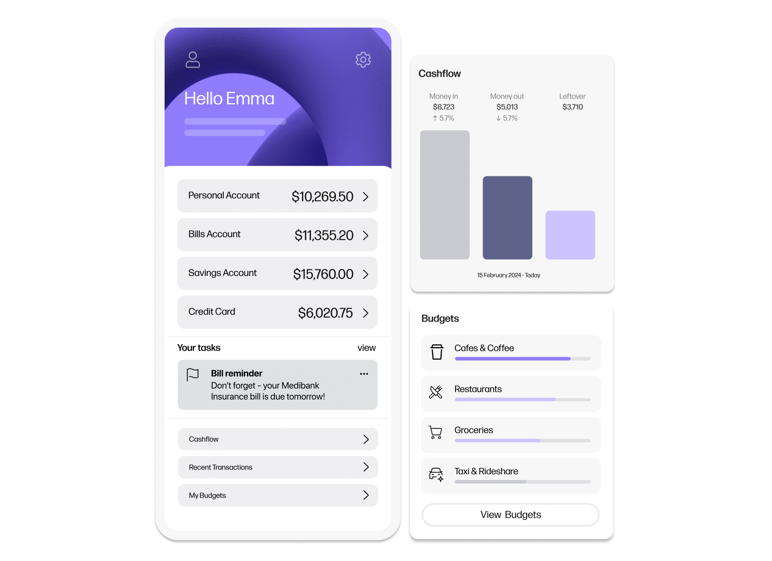 Frollo money management app - Header